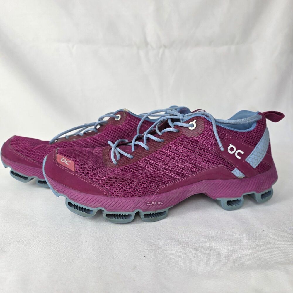 On Cloudsurfer Running Shoes Womens Size 9 Purple Blue Sneakers